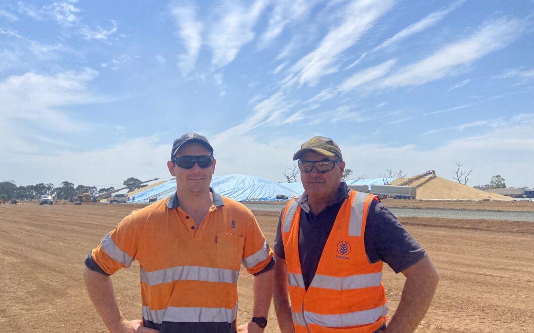 Father-son duo celebrate 50+ harvests with GrainCorp  