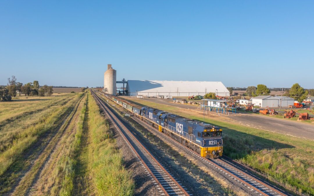 First GrainCorp grain train runs on Narrabri to North Star line
