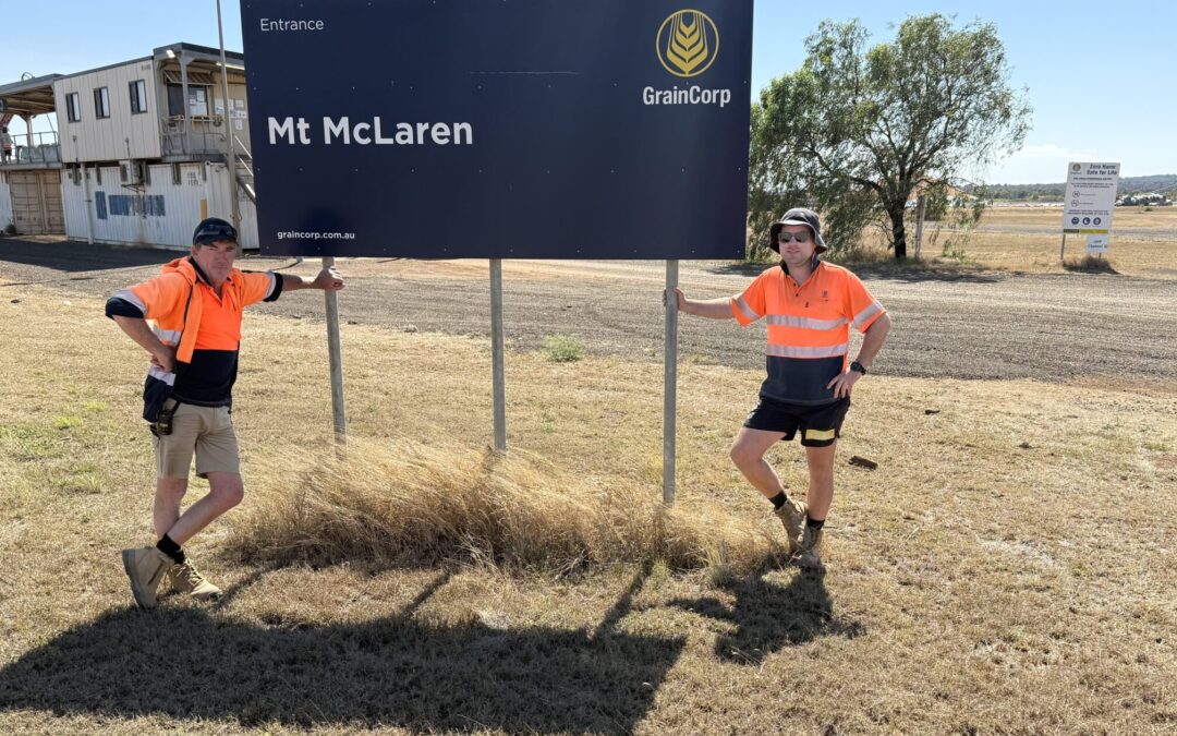 Brady and Buster hit the road for another harvest